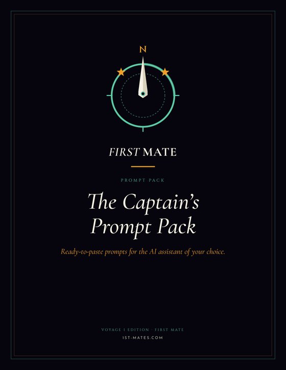 Cover of The Captain&rsquo;s Prompt Pack